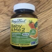 MegaFood Baby & Me 2 Prenatal Multivitamin Mini Tablets 120 Ct. Exp. 06/2025
