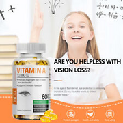 Vitamin A 10.000 IU Capsules Support Vision and Eye Health