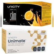 1X Unimate Yerba Mate Supplement LEMON GINGER & 1X Unicity BIOS LIFE SLIM