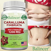 Weight Loss Diet Appetite Supplement Caralluma Fimbriata Extract 1200mg Capsules