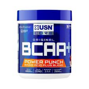 USN ORIGINAL BCAA+ Power Punch 400g Amino Acid Plus Blend 36 Servings Zero Sugar
