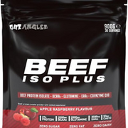 OUT ANGLED Beef Iso Plus, Beef Protein Isolate Powder, High Protein, Zero Fat an