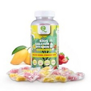 Calcium & Vitamin D Gummy For Healthy Bones - Pack of  60 Gummies