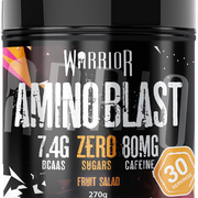 Warrior Amino Blast 270G – BCAA Powder – Branched Chain Amino Acids Supplement,
