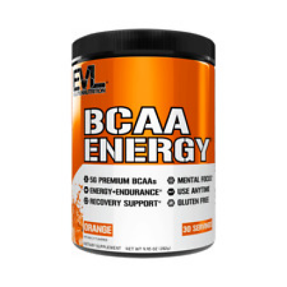EVL Nutrition BCAA Energy (30 serv) Orange Blast - BCAA