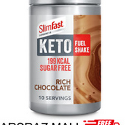 SlimFast Advanced Keto Fuel Shake for Keto Lifestyle, Rich Chocolate Flavour, 1