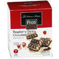 ProtiDiet High Protein Squares - Raspberry Dark Chocolate (7 Servings/Box) by Protidiet
