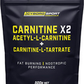 CARNITINE X2 1Kg - 500 Servings - "Acetyl-L-Carnitne & Carnitine-L-Tartrate" - B