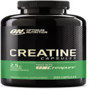 Optimum Nutrition Creatine Capsules with 2500 Mg of Unflavoured Creatine Monohyd