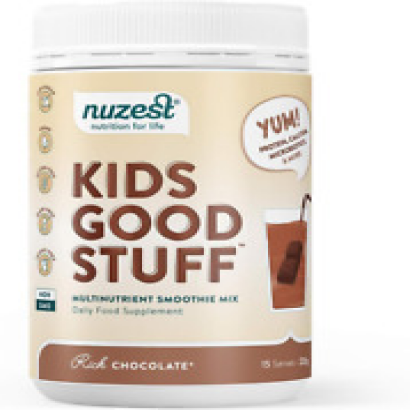 Nuzest - Kids Good Stuff - Vegan Smoothie Mix - Rich Chocolate - Multivitamin Nu