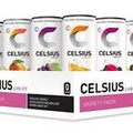 CELSIUS Fitness Drink 9-Flavor Variety Pack, Zero Sugar, Slim Can 12 Fl Oz (P...