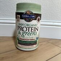 NEW! Raw Organic Protein & Greens Organic Plant Formula 21.51 Oz (BB 05/2024)