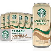 Starbucks Doubleshot Energy Drink Coffee Beverage, Vanilla, Iced Coffee, 15 floz