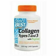 Collagen Types 1and 3 with Peptan 500 mg 240 caps By Doctors Best