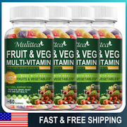 1-4PCS VEGGIES & FRUIT Supplements 60 Veggie & Fruit Capsules Vitamins Minerals