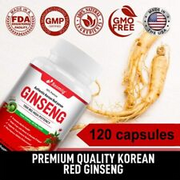 Korean Red Ginseng Extract Capsule 1500mg Max Strength 30 To 120 Capsules
