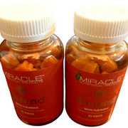 Turmeric -MIRACLE Nutritional - Defend with Turmeric Gummies - Lot of 2 Bottles