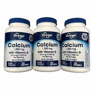 Calcium 1200mg with Vitamin D Supplement for Strong Bones & Muscle Support