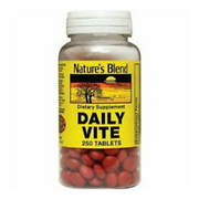 Nature's Blend Daily Vite Multivitamin Supplement Immune Support 250 Tablets