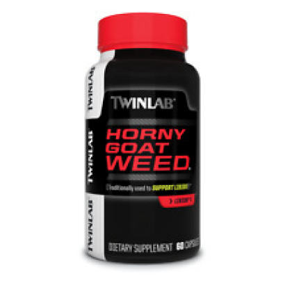 TwinLab HORNY GOAT WEED 60 ct --- NATURAL Enhancement |  Boost |