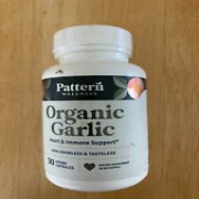 Pattern Wellness Organic Garlic Heart Immune Support Supplement 30 Capsules