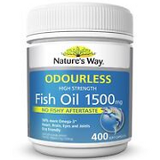 Nature's Way Fish Oil 1500mg 400s Maintain Healthly Cholesterol Levels