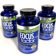 3x Focus Factor-Extra Strength for Brain Health-120 Tablet *Feed Your Brain*4/24
