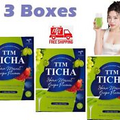 3 X TTM TICHA Shine Muscat Grape Dietary Drink Weight Control  10 Sachets