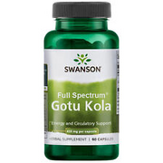 Swanson Gotu Kola Boost Vascular Health & Healthy Blood Flow 435mg 60 Capsules