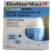 D-Lux Vitamin D3 Oral Spray Better Absorption 1000IU 15ml 100 Servings, Immunity