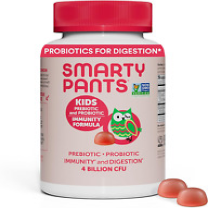 Smartypants Kids Probiotic Immunity Gummies: Prebiotics & Probiotics for Digesti