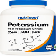 Nutricost Potassium Citrate 99Mg, 500 Capsules