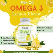 Topsel Omega 3, Fish Oil , Cholesterol Free, Dietary Supplement 60 Softgels