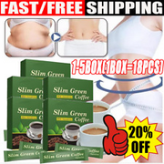 5X SLIM GREEN COFFEE With Ganoderma HEALTHY WEIGHT LOSS Weight Control Detox Tea