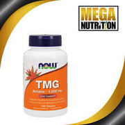 NOW Foods TMG Trimethylglycine 1000mg 100 Tablets Betaine Liver Detoxification