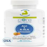 Core Med Science Liposomal ALC & R-ALA Supplement Capsules -...