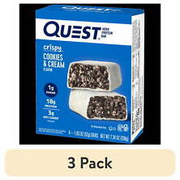 (3 Pack) Quest Nutrition Hero Protein Bars Low Carb Gluten Free Cookies & Cream