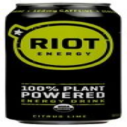 RIOT ENERGY: CITRUS LIME ENERGY DRINK (PACK OF 12 x 16 OZ)---FREE SHIPPING!!!
