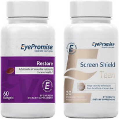Restore Macular Health Supplement Screen Shield Teen Chewable Eye Vitamin