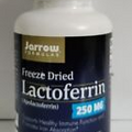 New JARROW FORMULAS Freeze Dried Lactoferrin 250 mg 60 capsules EXP 06/2024