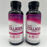 Lot Of 2 NeoCell Super Collagen + Vitamin C & Biotin Supplement Hair Skin Nails