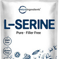 Pure L Serine Powder 1.1 Lb, Production of L-Cystine & L-Tryptophan Brain Health