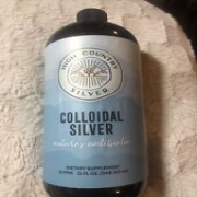 High Country Silver Colloidal Silver Liquid 32 Fl Oz. 10 PPM Nature’s Antibiotic