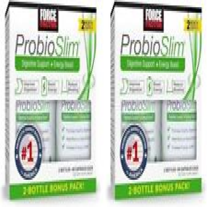 Force Factor ProbioSlim Probiotic Supplement Constipation, Gut Health - 240 Caps