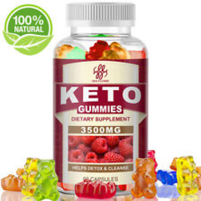 Keto AVC Slimming Gummies For Fat Burn Weight Loss Detox Keto Diet Pills 60Pills