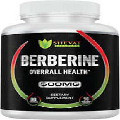 Shevat Vitamins-- Berberine 500mg Capsule 90ct--FREE SHIPPING!!