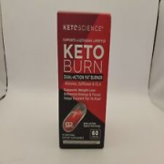 Keto Science Keto Burn Dual Action Fat Burner Dietary Supplement 60 Caps BB 5/26