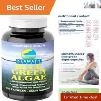 Phytonutrient-Rich Blue-Green Algae Supplement - Health Booster in Capsules