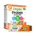 Organic Plant Based Protein Snack Bars, Peanut Butter,New