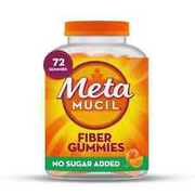 Metamucil Daily Fiber Supplement, Fiber Gummies for Digestive Health, 72 Ct